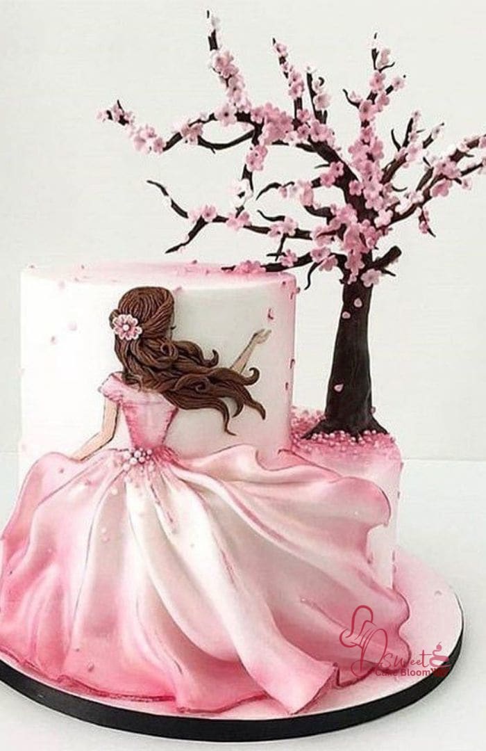Baby Girl Theme Cake
